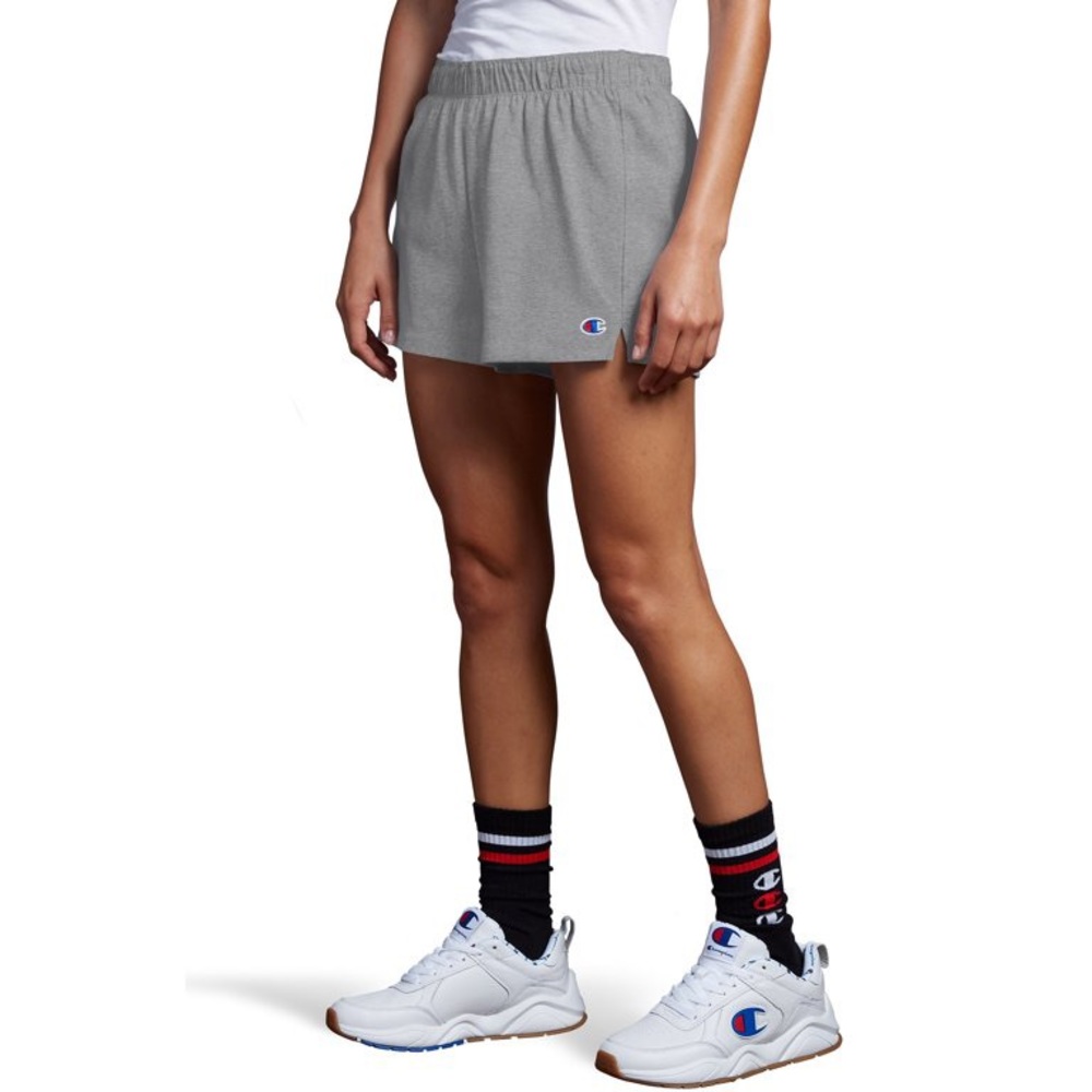 Champion Practice Foldover Shorts Oxford Gray Small